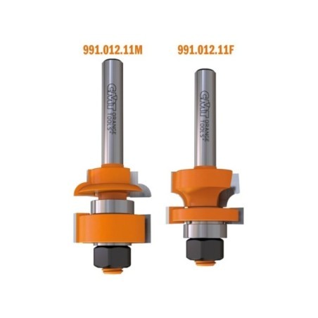 Set di frese per incastri maschio/femmina